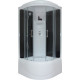 Душевая кабина Royal Bath RB 90BK6-BT четверть круга, поддон глубокий, стекло прозрачное