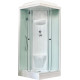 Душевая кабина Royal Bath RB 90HP6-WT квадратная, поддон низкий, стекло прозрачное