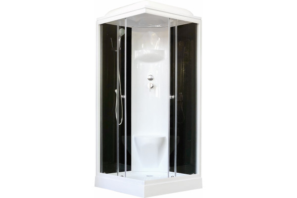 Душевая кабина Royal Bath RB 90HP6-BT квадратная, поддон низкий, стекло прозрачное