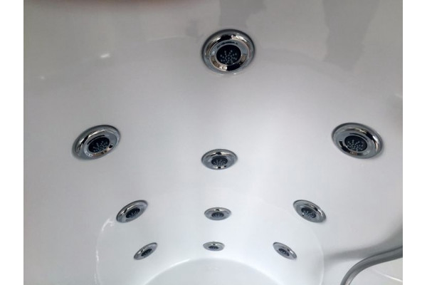 Душевой бокс Royal Bath RB 150ALP-C-СН L прямоугольный-асимметричный, с гидромассажем