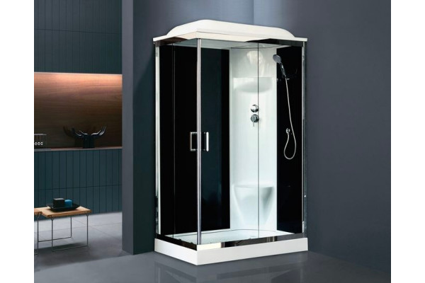 Душевая кабина Royal Bath RB 8120НР6-ВТ-СН R прямоугольная, поддон низкий