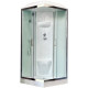 Душевая кабина Royal Bath RB 80HP6-WT-CH квадратная, поддон низкий