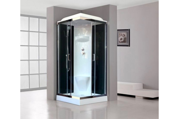 Душевая кабина Royal Bath RB 90НР6-ВT-СН квадратная, поддон низкий