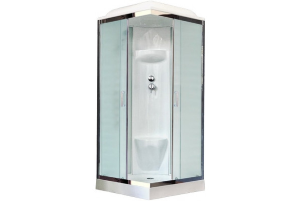 Душевая кабина Royal Bath RB 90НР6-WС-СН квадратная, поддон низкий