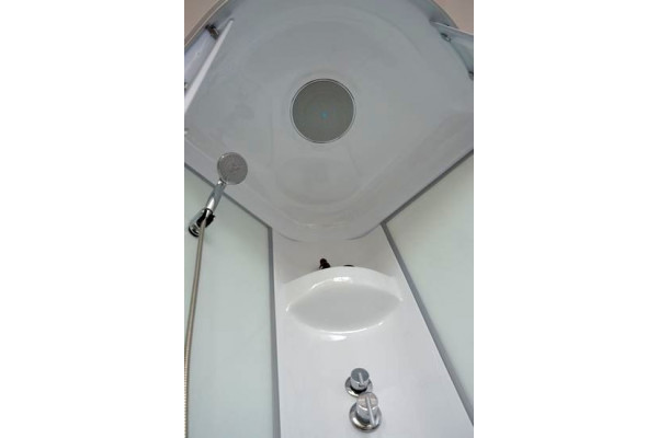 Душевая кабина Royal Bath RB 80НР7-WT-СН квадратная, поддон низкий