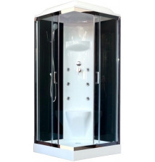 Душевая кабина Royal Bath RB 90НР7-ВT-СН квадратная, поддон низкий