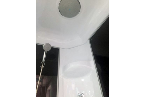 Душевая кабина Royal Bath RB 90НР7-ВT-СН квадратная, поддон низкий