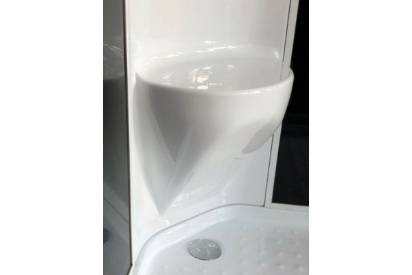 Душевая кабина Royal Bath RB 90НР7-ВT-СН квадратная, поддон низкий
