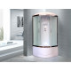 Душевая кабина Royal Bath RB 90BK6-WC-CH четверть круга, поддон глубокий