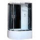 Душевая кабина Royal Bath RB 8120ВК6-ВT-CH R прямоугольная-асимметричная, поддон глубокий