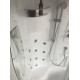 Душевая кабина Royal Bath RB 90NRW-С-CH четверть круга, поддон глубокий, с гидромассажем