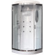 Душевая кабина Royal Bath RB 90HK2-Т-CH четверть круга, поддон низкий, с гидромассажем