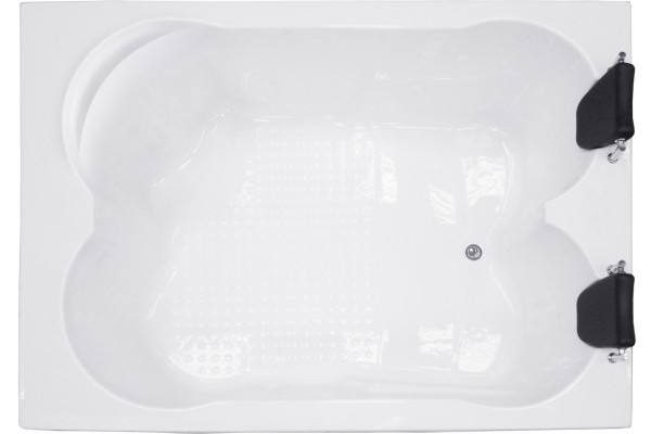 Акриловая ванна Royal Bath Hardon 200 см с каркасом, прямоугольная, пристенная