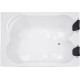Акриловая ванна Royal Bath Hardon 200 см с каркасом, прямоугольная, пристенная