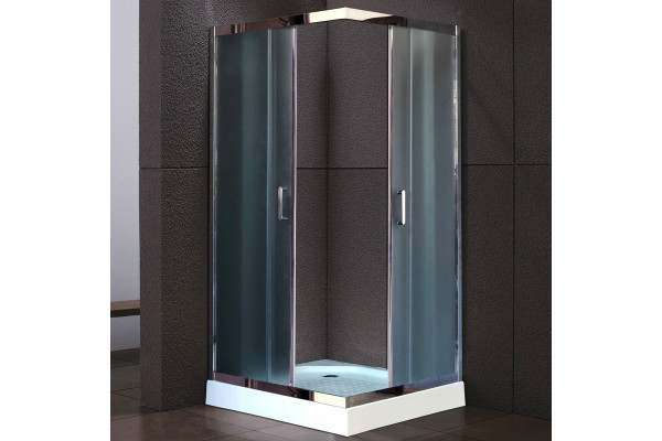Душевой уголок Royal Bath HPD RB90 HPD-C-CH 90x90 квадратный, двери раздвижные