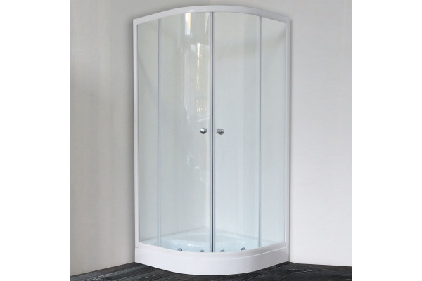 Душевой уголок Royal Bath HKD RB 90 HKD-T 90x90 четверть круга, двери раздвижные