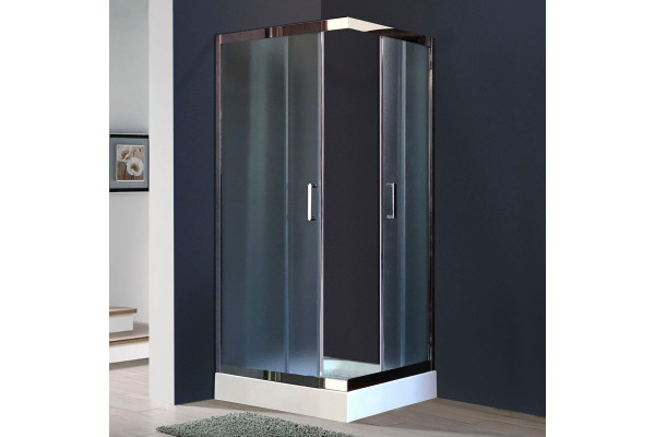 Душевой уголок Royal Bath HPD RB8090HPD-C-CH 90x80 прямоугольный, двери раздвижные