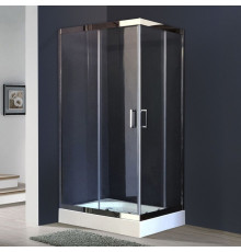Душевой уголок Royal Bath HPD RB9100HPD-T-CH 100x90 прямоугольный, двери раздвижные