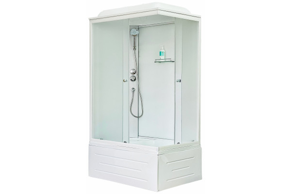 Душевая кабина Royal Bath BP RB8100BP5-WC-L прямоугольная, поддон глубокий
