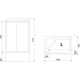 Душевая кабина Royal Bath BP RB8100BP5-WC-L прямоугольная, поддон глубокий