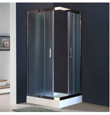 Душевой уголок Royal Bath HPD RB9100 HPD-C-CH 100x90 прямоугольный, двери раздвижные
