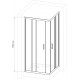 Душевой уголок Royal Bath HPD RB90 HPD-T-CH 90x90 квадратный, двери раздвижные