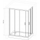 Душевой уголок Royal Bath HPD RB9120HPD-C-CH 120x90 прямоугольный, двери раздвижные