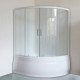 Шторка на ванну Royal Bath Alpine RB150ALP-T 150 см прозрачное стекло раздвижная, профиль белый