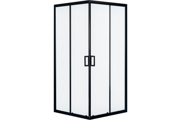 Душевой уголок Royal Bath HPD RB100HPD-C-BL 100x100 квадратный, двери раздвижные