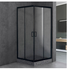 Душевой уголок Royal Bath HPD RB90HPD-T-BL 90x90 квадратный, двери раздвижные