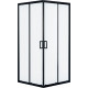 Душевой уголок Royal Bath HPD RB80HPD-C-BL 80x80 квадратный, двери раздвижные