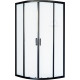 Душевой уголок Royal Bath HKD RB90HKD-C-BL 90x90 четверть круга, двери раздвижные