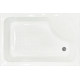Душевой уголок Royal Bath BP RB8100BP-T-BL-R 100x80 с поддоном, прямоугольный, двери раздвижные