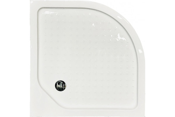 Душевой уголок Royal Bath HK RB90HK-T-BL 90x90 с поддоном, четверть круга, двери раздвижные