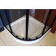 Душевой уголок Royal Bath HK RB90HK-T-BL 90x90 с поддоном, четверть круга, двери раздвижные