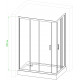 Душевой уголок Royal Bath HPD RB1120HPD-T-BL 120x100 прямоугольный, двери раздвижные