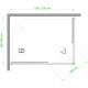 Душевой уголок Royal Bath HPD RB9120HPD-T-BL 120x90 прямоугольный, двери раздвижные