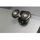 Душевой уголок Royal Bath BK RB100BK-C-BL 100x100 с поддоном, четверть круга, двери раздвижные