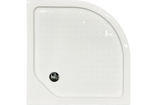 Душевой уголок Royal Bath HK RB100HK-C-BL 100x100 с поддоном, четверть круга, двери раздвижные