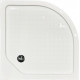 Душевой уголок Royal Bath HK RB100HK-T-BL 100x100 с поддоном, четверть круга, двери раздвижные