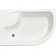 Душевой уголок Royal Bath BK RB8120BK-T-BL-L 120x80 с поддоном, прямоугольный-асимметричный, двери раздвижные