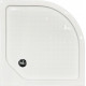 Душевой уголок Royal Bath HK RB90HK-C-BL 90x90 с поддоном, четверть круга, двери раздвижные