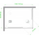 Душевой уголок Royal Bath HPD RB8110HPD-T-BL 110x80 прямоугольный, двери раздвижные
