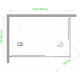Душевой уголок Royal Bath HPD RB8120HPD-T-BL 120x80 прямоугольный, двери раздвижные