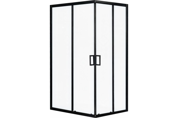 Душевой уголок Royal Bath HPD RB8100HPD-C-BL 100x80 прямоугольный, двери раздвижные