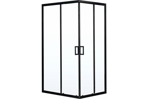 Душевой уголок Royal Bath HPD RB8100HPD-T-BL 100x80 прямоугольный, двери раздвижные