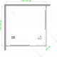 Душевой уголок Royal Bath HPD RB1212HPD-T-BL 120x120 квадратный, двери раздвижные
