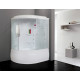 Душевой бокс Royal Bath RB 150ALP-С R прямоугольный-асимметричный, с гидромассажем, стекло рифленое