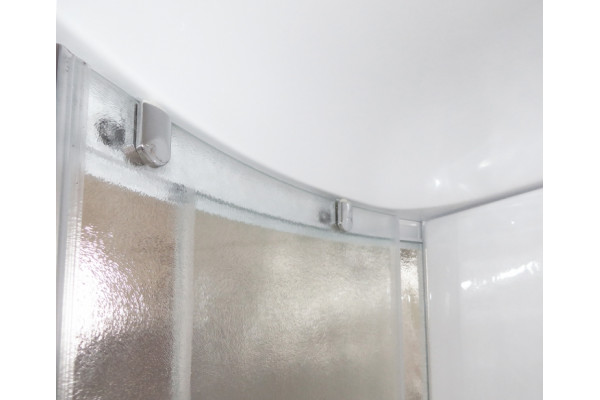 Душевой бокс Royal Bath RB 150ALP-С R прямоугольный-асимметричный, с гидромассажем, стекло рифленое