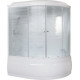 Душевой бокс Royal Bath RB 150ALP-С L прямоугольный-асимметричный, с гидромассажем, стекло рифленое